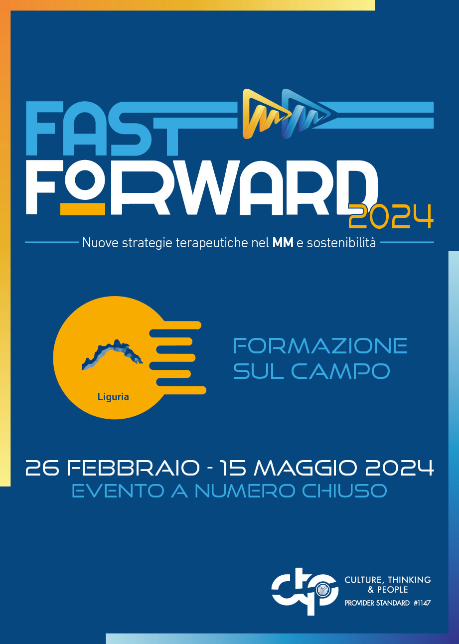 Fast Forward 2024 -  Nuove strategie terapeutiche nel MM e sostenibilità - Genova, 26 Febbraio 2024